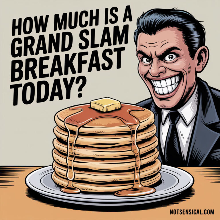 How Much is a Grand Slam Breakfast Today?