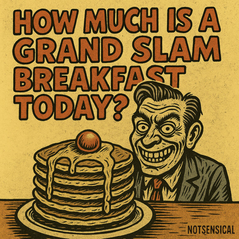 How Much is a Grand Slam Breakfast Today?
