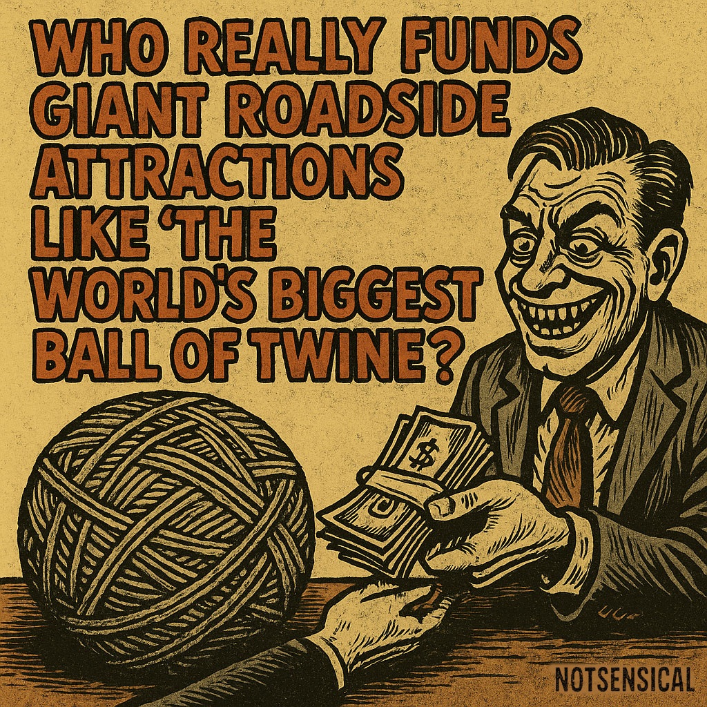 Who Funds Giant Roadside Attractions Like the World’s Biggest Ball of Twine?
