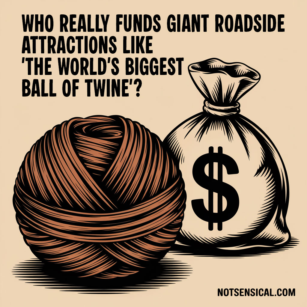 Who Really Funds Giant Roadside Attractions Like “The World’s Biggest Ball of Twine”?